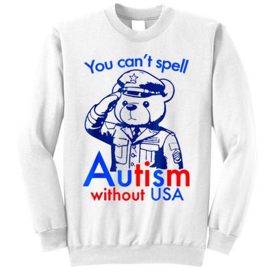 Funny You CanT Spell Autism Without Usa Sweatshirt