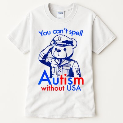 Funny You CanT Spell Autism Without Usa Tall T-Shirt