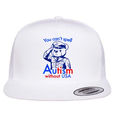 Funny You CanT Spell Autism Without Usa Flatbill Hat