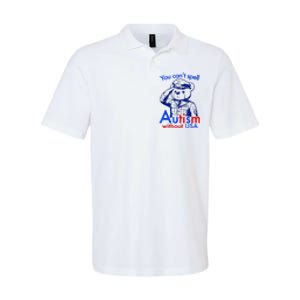 Funny You CanT Spell Autism Without Usa Softstyle Adult Sport Polo