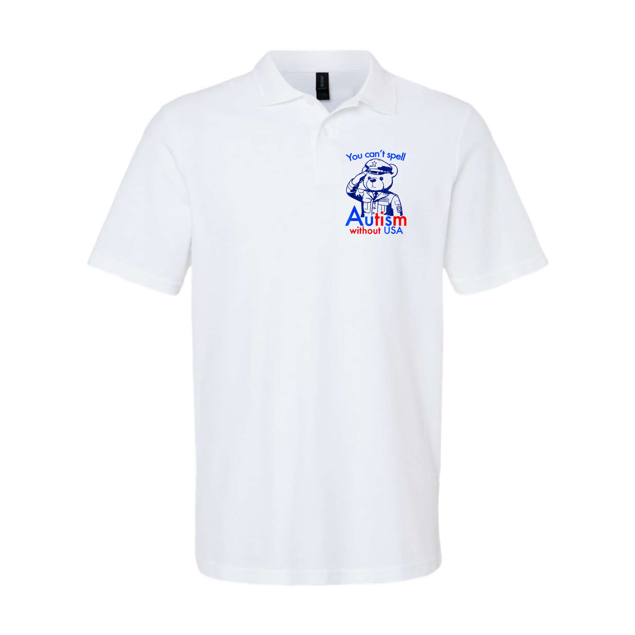 Funny You CanT Spell Autism Without Usa Polo