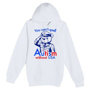 Funny You CanT Spell Autism Without Usa Premium Pullover Hoodie