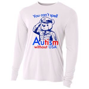 Funny You CanT Spell Autism Without Usa Cooling Performance Long Sleeve Crew