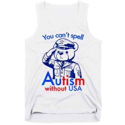 Funny You CanT Spell Autism Without Usa Tank Top
