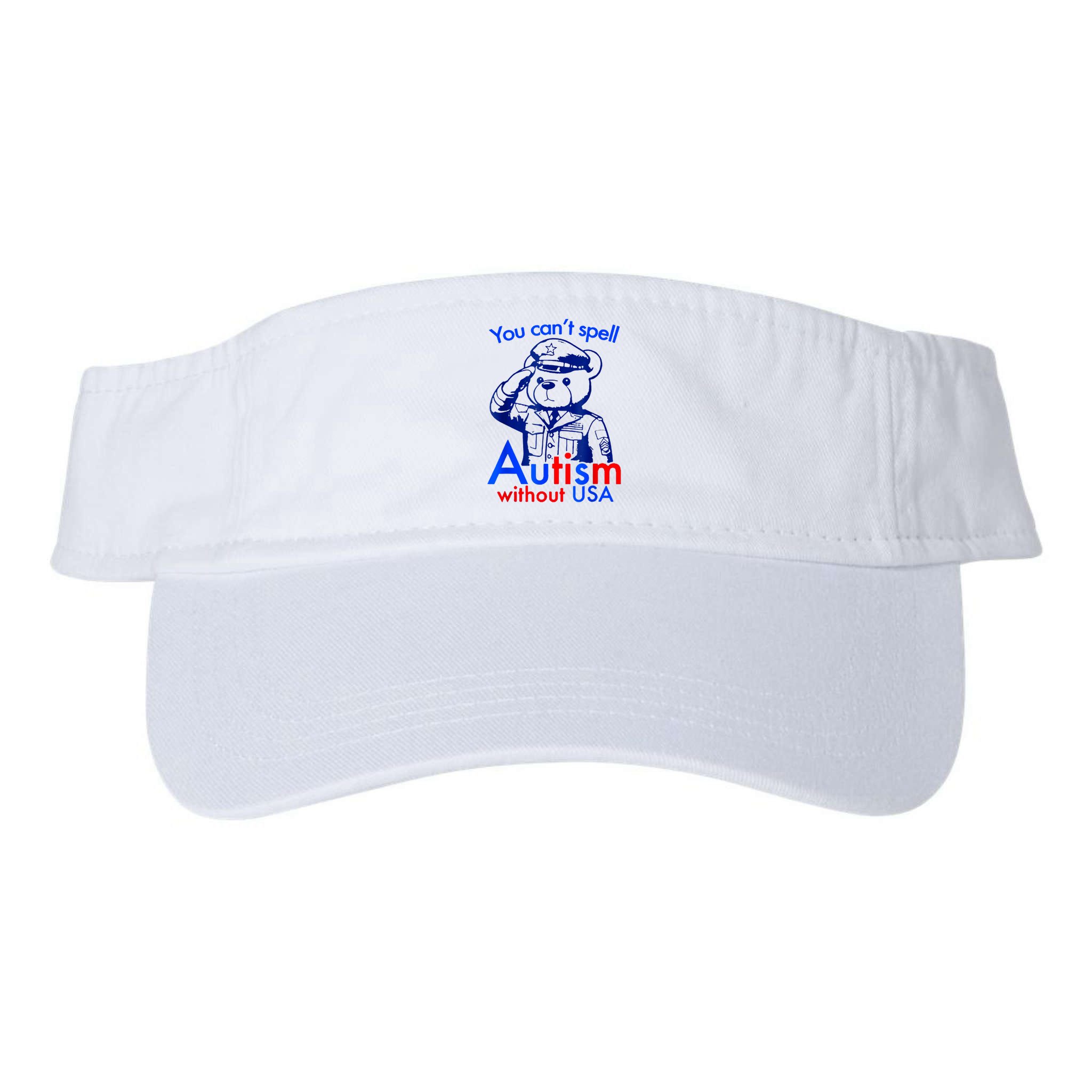 Funny You CanT Spell Autism Without Usa Visor