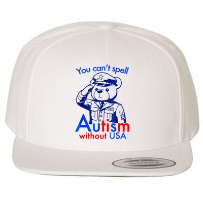 Funny You CanT Spell Autism Without Usa Wool Snapback Cap