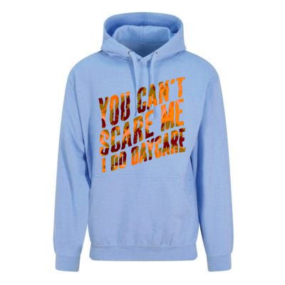 Funny You Cant Scare Me I Do Daycare Pro Sitter Meaningful Gift Unisex Surf Hoodie