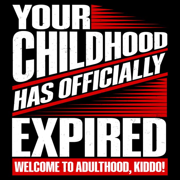 Funny Your Childhood Has Officially Expired Happy Birthday Cooling Performance Crew T-Shirt