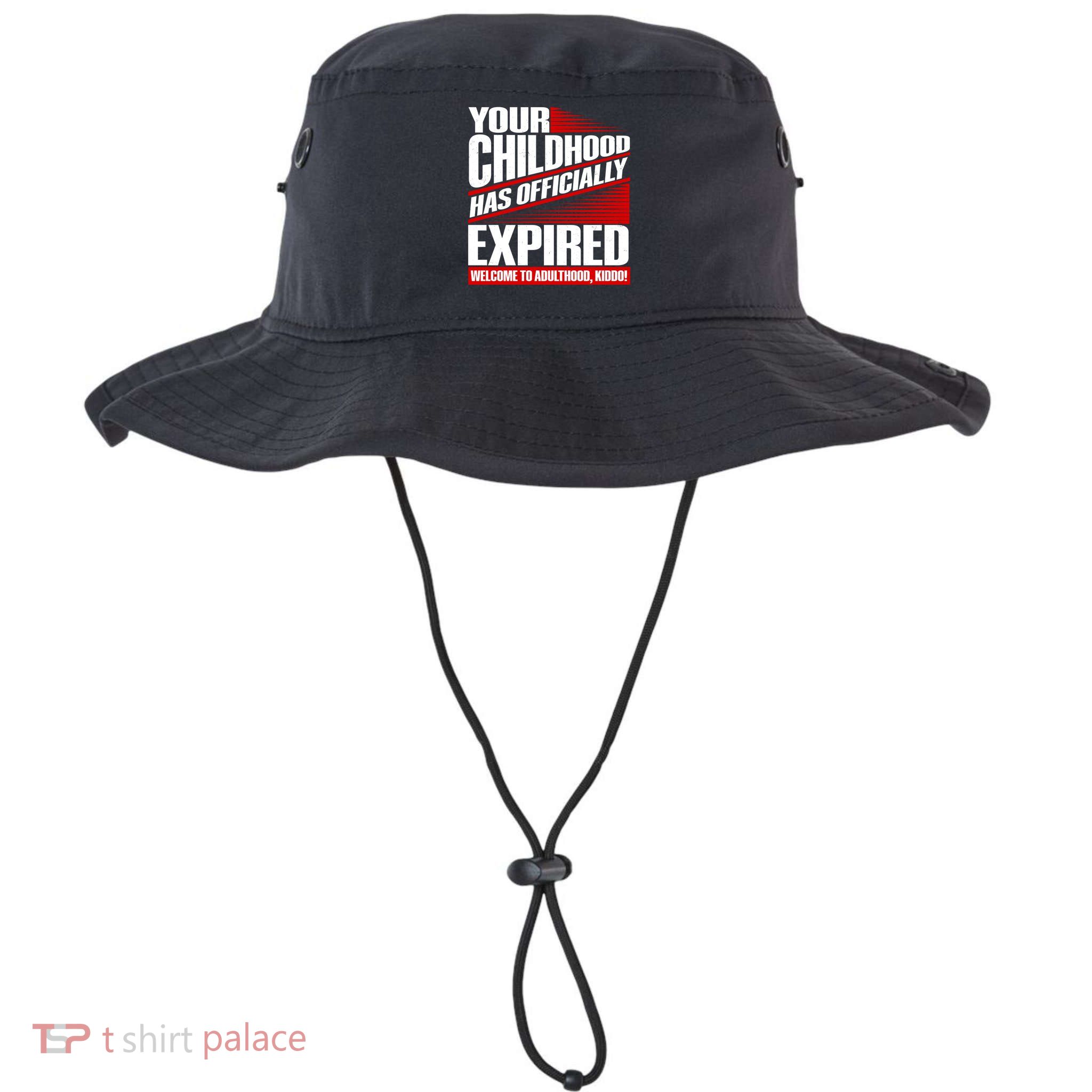 Funny Your Childhood Has Officially Expired Happy Birthday Bucket Hat