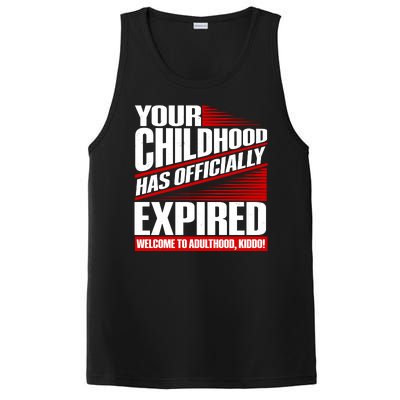 Funny Your Childhood Has Officially Expired Happy Birthday PosiCharge Competitor Tank