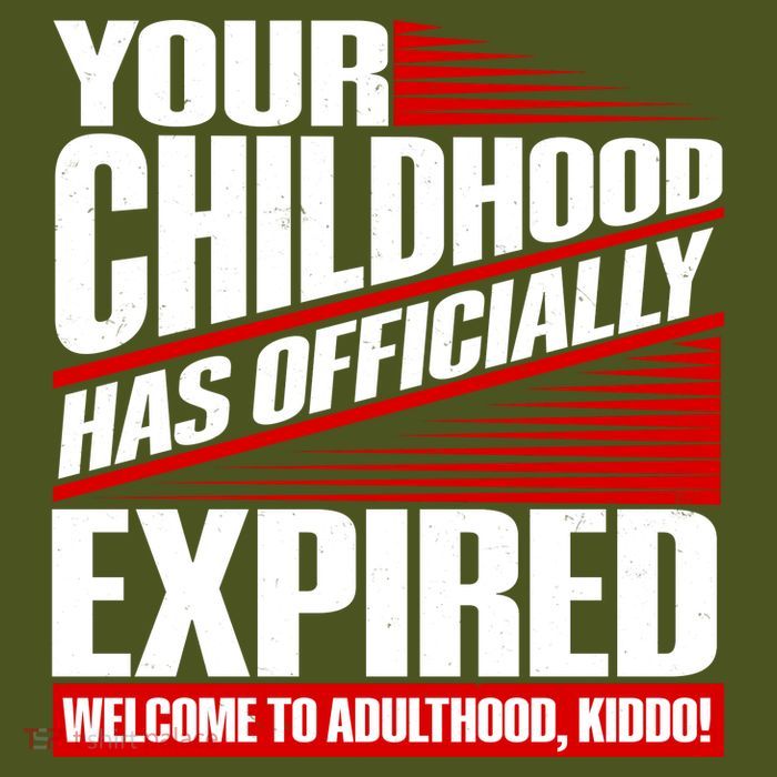Funny Your Childhood Has Officially Expired Happy Birthday Premium T-Shirt