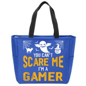 Funny You CanT Scare Me IM A Gamer Gift Zip Tote Bag