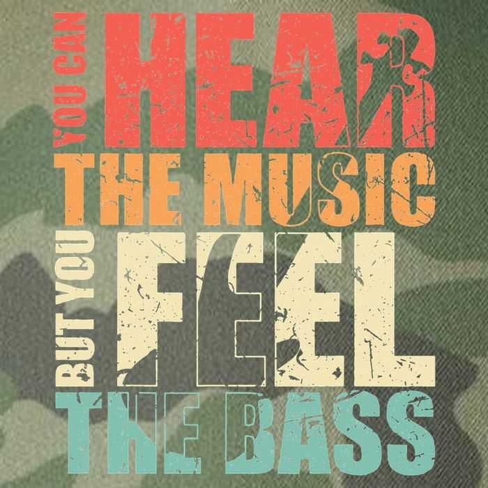Funny You Can Hear The Music But You Feel The Bass Player Legacy Tie Dye Trucker Hat