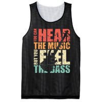 Funny You Can Hear The Music But You Feel The Bass Player Mesh Reversible Basketball Jersey Tank