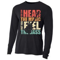 Funny You Can Hear The Music But You Feel The Bass Player Cooling Performance Long Sleeve Crew