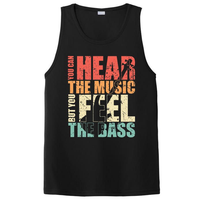 Funny You Can Hear The Music But You Feel The Bass Player PosiCharge Competitor Tank