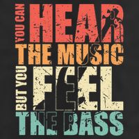Funny You Can Hear The Music But You Feel The Bass Player Golf Towel