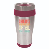Funny You Can Hear The Music But You Feel The Bass Player 16oz Travel Tumbler