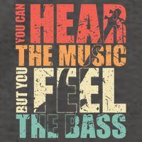 Funny You Can Hear The Music But You Feel The Bass Player Vector Backpack