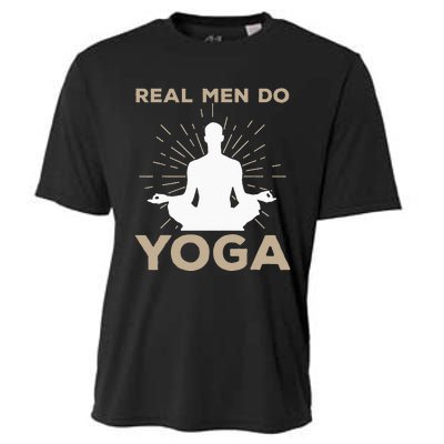 Funny Yoga Design Yoga Pose Meditation Lovers Cooling Performance Crew T-Shirt