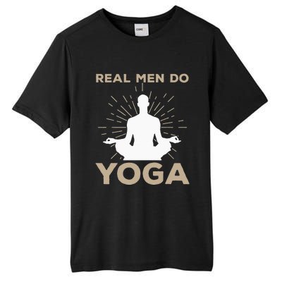 Funny Yoga Design Yoga Pose Meditation Lovers Tall Fusion ChromaSoft Performance T-Shirt