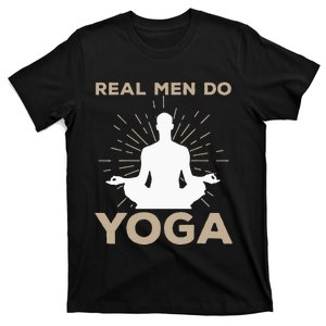 Funny Yoga Design For Men Yoga Pose Meditation Lovers T-Shirt