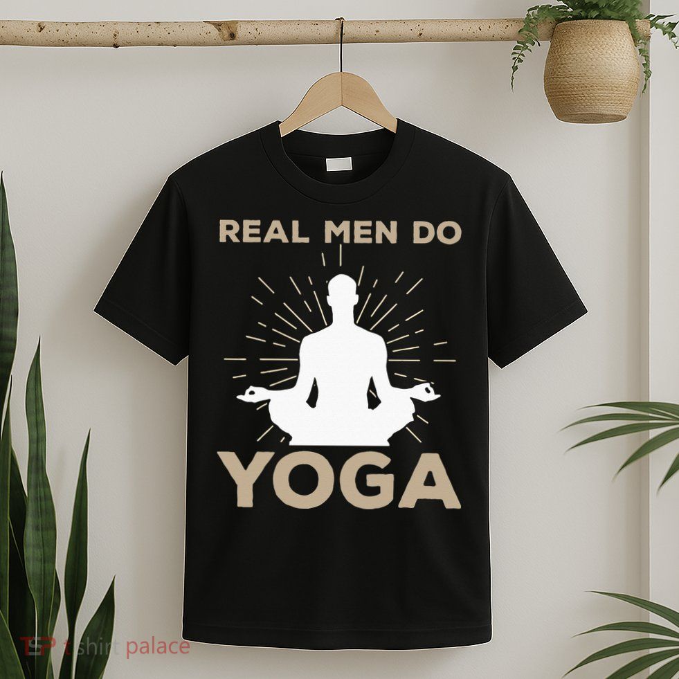Funny Yoga Design For Men Yoga Pose Meditation Lovers T-Shirt