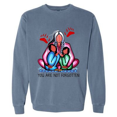 Funny You Day Are Not Forgotten Native American Garment-Dyed Sweatshirt