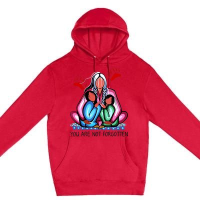 Funny You Day Are Not Forgotten Native American Premium Pullover Hoodie