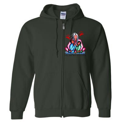 Funny You Day Are Not Forgotten Native American Full Zip Hoodie