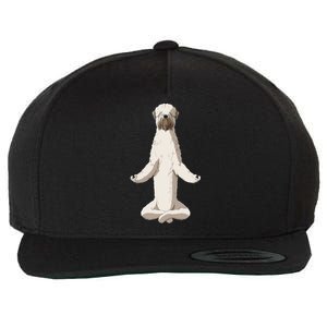 Funny Yoga Dog Irish Soft Coated Wheaten Terrier Meaningful Gift Wool Snapback Cap