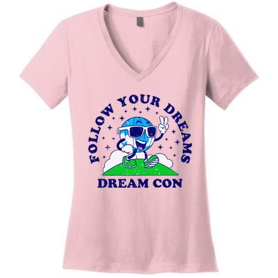 Follow Your Dreams Mascot Dream Con Women's V-Neck T-Shirt