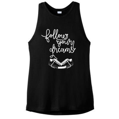 Follow Your Dreams Ladies PosiCharge Tri-Blend Wicking Tank