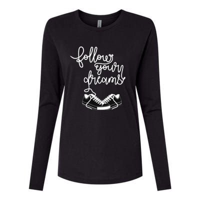 Follow Your Dreams Womens Cotton Relaxed Long Sleeve T-Shirt