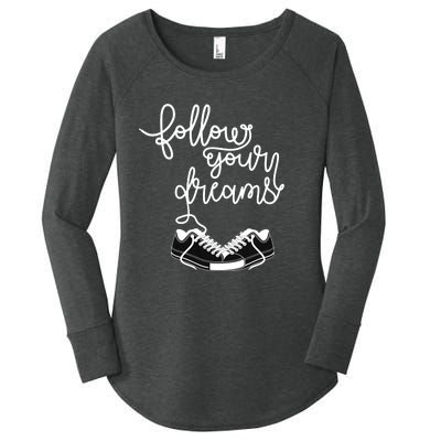 Follow Your Dreams Women's Perfect Tri Tunic Long Sleeve Shirt