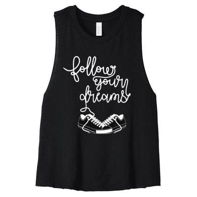 Follow Your Dreams Women's Racerback Cropped Tank