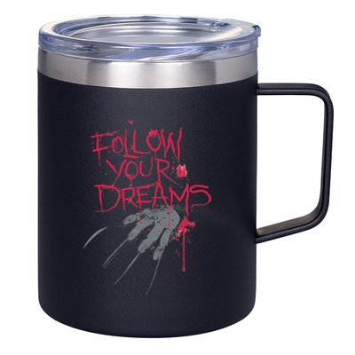 Follow Your Dreams Horror 12oz Stainless Steel Coffee Mug