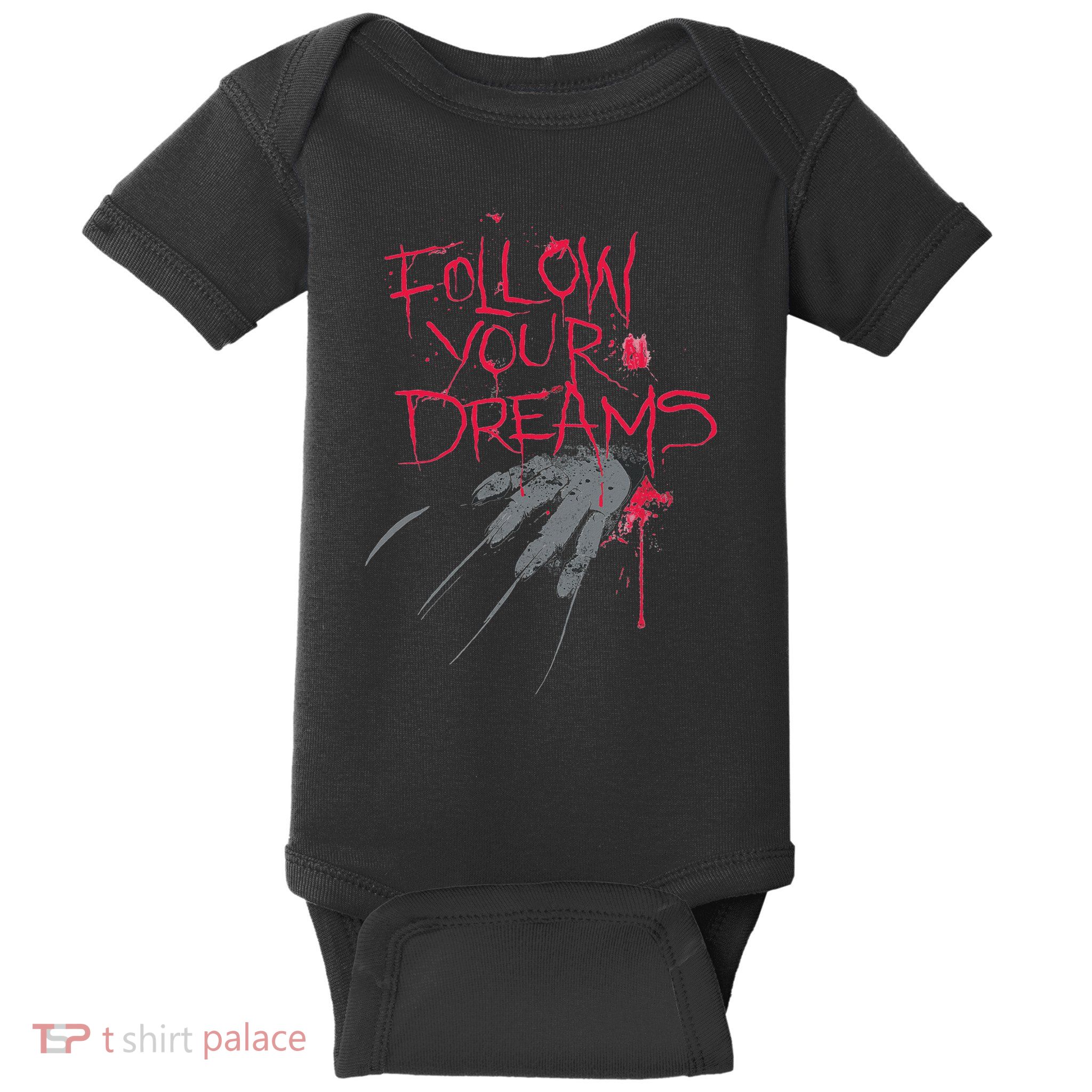 Follow Your Dreams Horror Baby Bodysuit