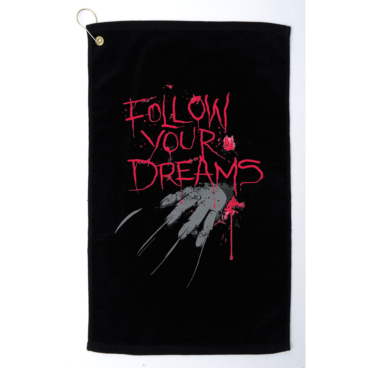 Follow Your Dreams Horror Golf Towel