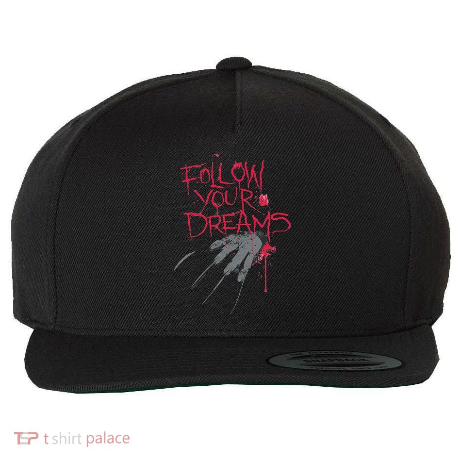 Follow Your Dreams Horror Wool Snapback Cap
