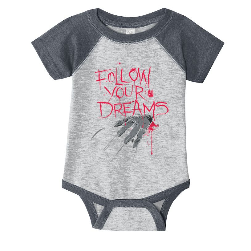 Follow Your Dreams Horror Infant Baby Jersey Bodysuit