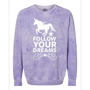 Follow Your Dreams Colorblast Crewneck Sweatshirt