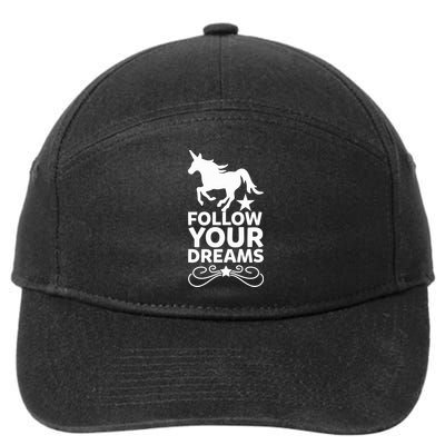 Follow Your Dreams 7-Panel Snapback Hat