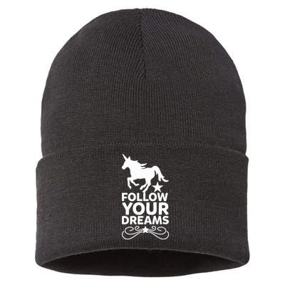 Follow Your Dreams Sustainable Knit Beanie