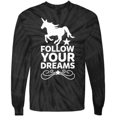 Follow Your Dreams Tie-Dye Long Sleeve Shirt