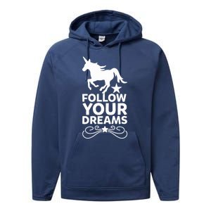 Follow Your Dreams Performance Fleece Hoodie