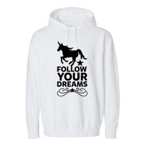 Follow Your Dreams Garment-Dyed Fleece Hoodie