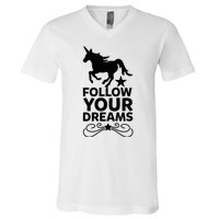 Follow Your Dreams V-Neck T-Shirt