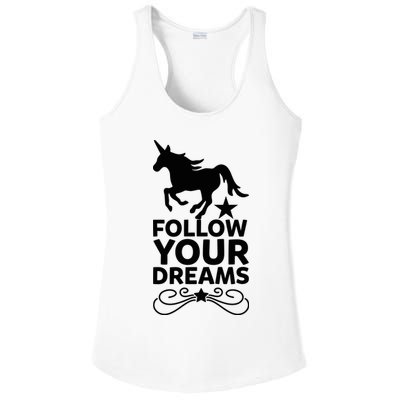 Follow Your Dreams Ladies PosiCharge Competitor Racerback Tank