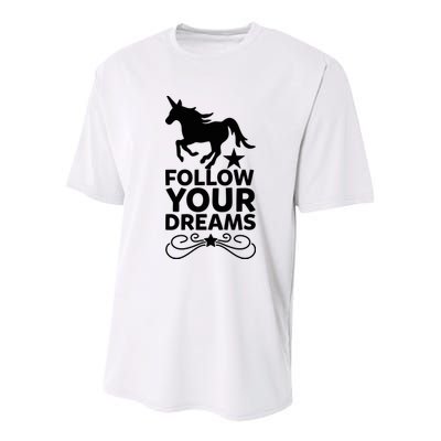 Follow Your Dreams Youth Performance Sprint T-Shirt